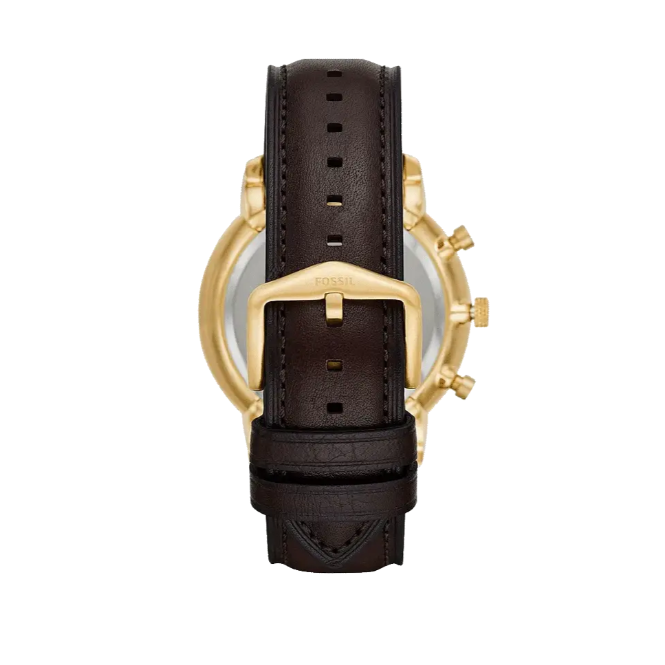 Fossil Neutra Chronograph Brown Dial Brown Leather Strap Watch for Men - FS5763 Buy Now By Fossil
