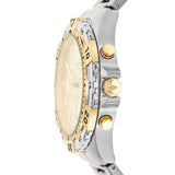 Fossil Garrett Analog Black Dial Two Tone Steel Strap Watch for Men - FS5771 Buy Now By Fossil