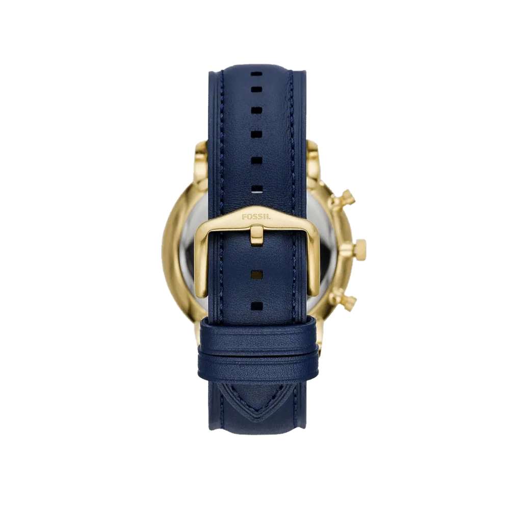 Fossil Neutra Chronograph Blue Dial Blue Leather Strap Watch for Men - FS5790 Buy Now By Fossil