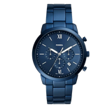 Fossil Neutra Chronograph Blue Dial Blue Steel Strap Watch for Men - FS5826 Buy Now By Fossil
