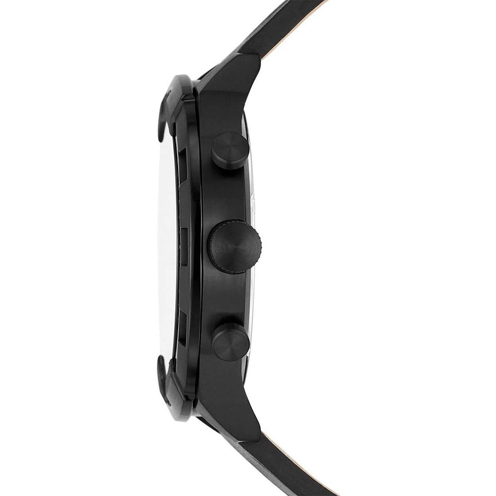 Fossil Bronson Chronograph Black Dial Black Steel Strap Watch for Men - FS5853 Buy Now By Fossil