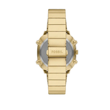 Fossil Retro Analog-Digital Gold Dial Gold Steel Strap Watch for Men - FS5889 Buy Now By Fossil