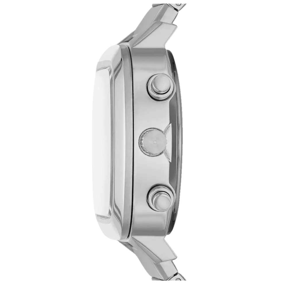 Fossil Retro Analog-Digital Black Dial Silver Steel Strap Watch for Men - FS5890 Buy Now By Fossil