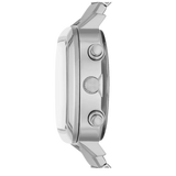 Fossil Retro Analog-Digital Black Dial Silver Steel Strap Watch for Men - FS5890 Buy Now By Fossil