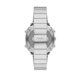 Fossil Retro Analog-Digital Black Dial Silver Steel Strap Watch for Men - FS5890 Buy Now By Fossil