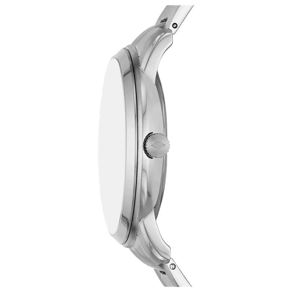 Fossil Neutra Minimalist Moonphase Blue Dial Silver Steel Strap Watch for Men - FS5907 Buy Now By Fossil