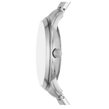 Fossil Neutra Minimalist Moonphase Blue Dial Silver Steel Strap Watch for Men - FS5907 Buy Now By Fossil