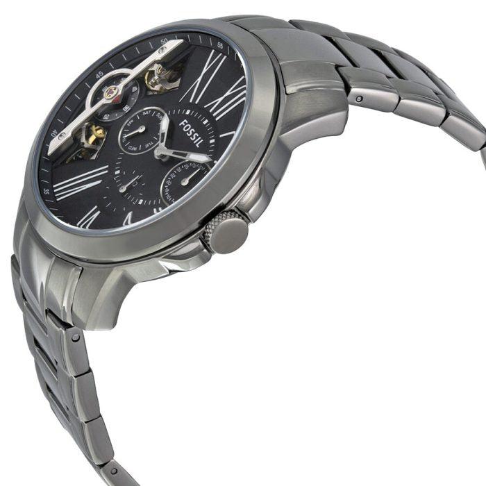 Fossil Grant Twist Multifunction Blue Dial Grey Steel Strap Watch for Men - ME1146 Buy Now By Fossil