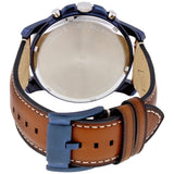 Fossil Grant Chronograph Blue Dial Brown Leather Strap Watch for Men - FS5151 Buy Now By Fossil