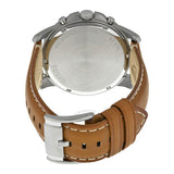 Fossil Pilot Chronograph White Dial Brown Leather Strap Watch for Men - FS5146 Buy Now By Fossil