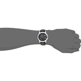 Fossil Grant Chronograph Blue Dial Black Leather Strap Watch for Men - FS4990 Buy Now By Fossil