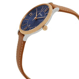 Fossil Jacqueline Three Hand Date Luggage Blue Dial Brown Leather Strap Watch for Women - ES4274 Buy Now By Fossil