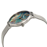 Fossil Jacqueline Mother of Pearl Blue Dial Silver Mesh Strap Watch for Women - ES4322 Buy Now By Fossil