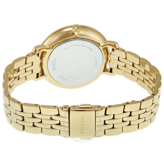 Fossil Jacqueline Gold Dial Gold Steel Strap Watch for Women - ES3547 Buy Now By Fossil