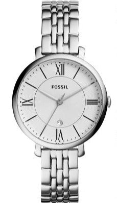 Fossil Jacqueline White Dial Silver Steel Strap Watch for Women - ES3920 Buy Now By Fossil