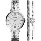 Fossil Jacqueline White Dial Silver Steel Strap Watch for Women - ES3920 Buy Now By Fossil