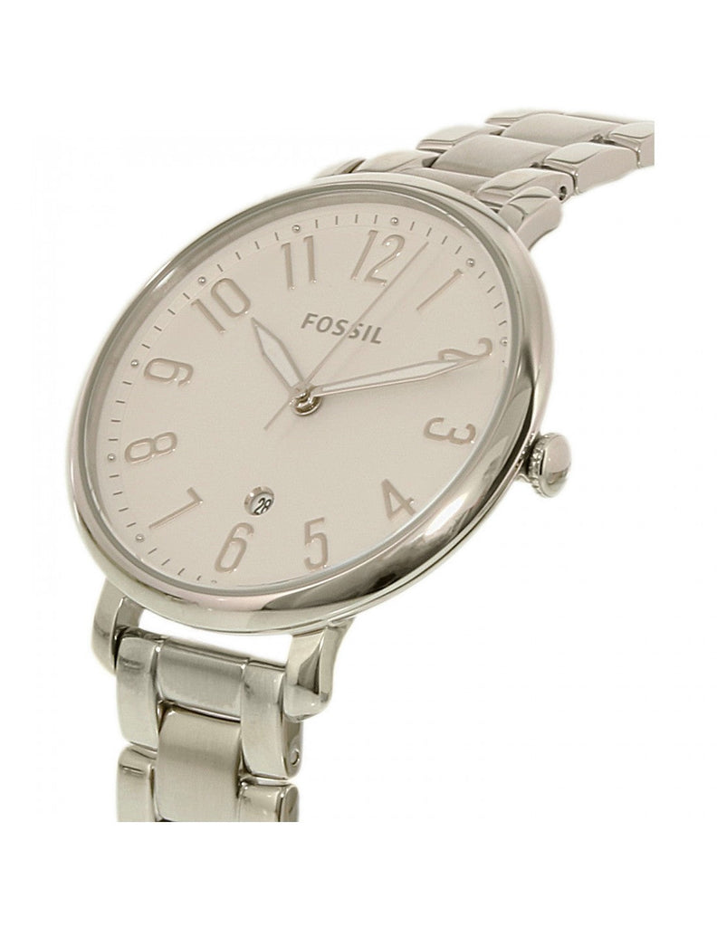 Fossil Jacqueline White Dial Silver Steel Strap Watch for Women - ES3969 Buy Now By Fossil