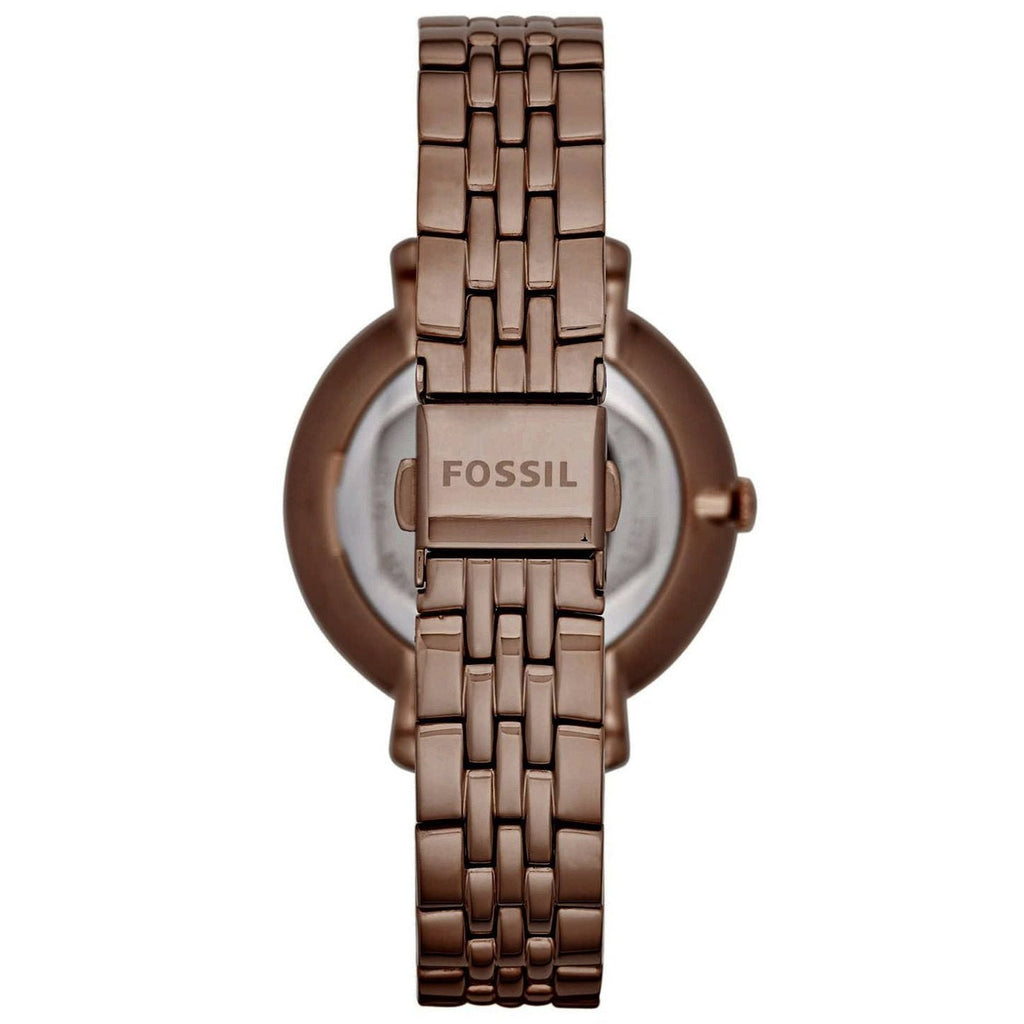 Fossil Jacqueline Brown Dial Brown Steel Strap Watch for Women - ES4275 Buy Now By Fossil