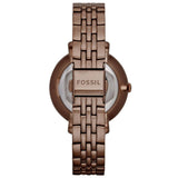 Fossil Jacqueline Brown Dial Brown Steel Strap Watch for Women - ES4275 Buy Now By Fossil