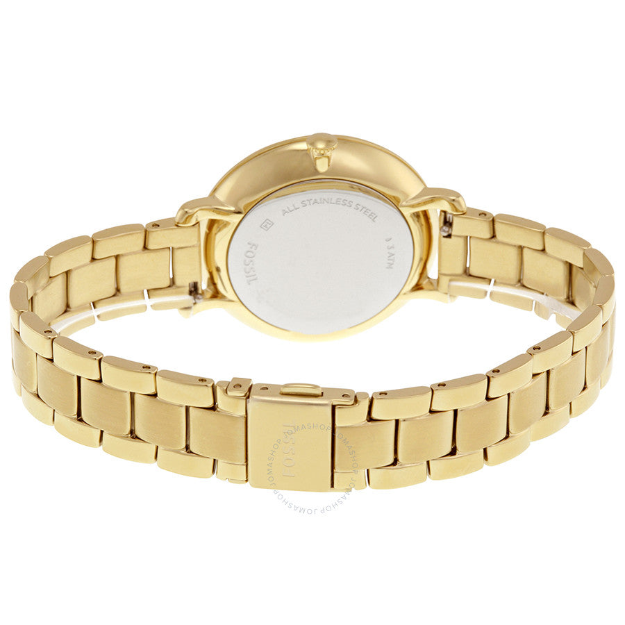 Fossil Jacqueline Gold Dial Gold Steel Strap Watch for Women - ES3971 Buy Now By Fossil