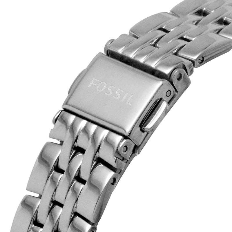 Fossil Jacqueline Multifunction Moonphase White Dial Silver Steel Strap Watch for Women - ES5164 Buy Now By Fossil