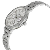 Fossil Jacqueline Multi-Function Mother of Pearl Dial Silver Steel Strap Watch for Women - ES3755 Buy Now By Fossil