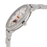 Fossil Jacqueline Multifunction Moonphase White Dial Silver Steel Strap Watch for Women - ES5164 Buy Now By Fossil