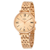 Fossil Jacqueline Rose Gold Dial Rose Gold Steel Strap Watch for Women - ES3435 Buy Now By Fossil