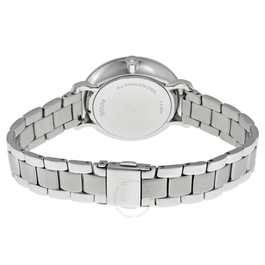 Fossil Jacqueline White Dial Silver Steel Strap Watch for Women - ES3969 Buy Now By Fossil