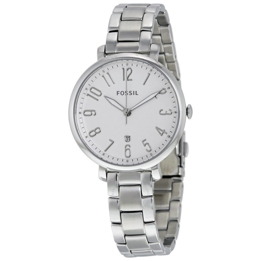 Fossil Jacqueline White Dial Silver Steel Strap Watch for Women - ES3969 Buy Now By Fossil