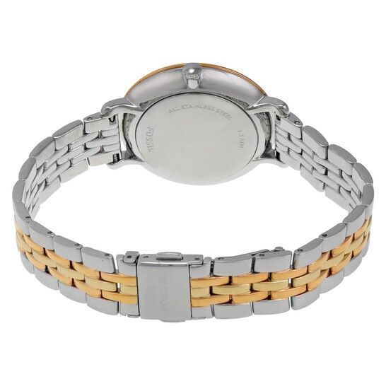 Fossil Jacqueline White Dial Two Tone Steel Strap Watch for Women - ES3844 Buy Now By Fossil