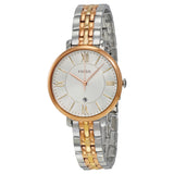 Fossil Jacqueline White Dial Two Tone Steel Strap Watch for Women - ES3844 Buy Now By Fossil