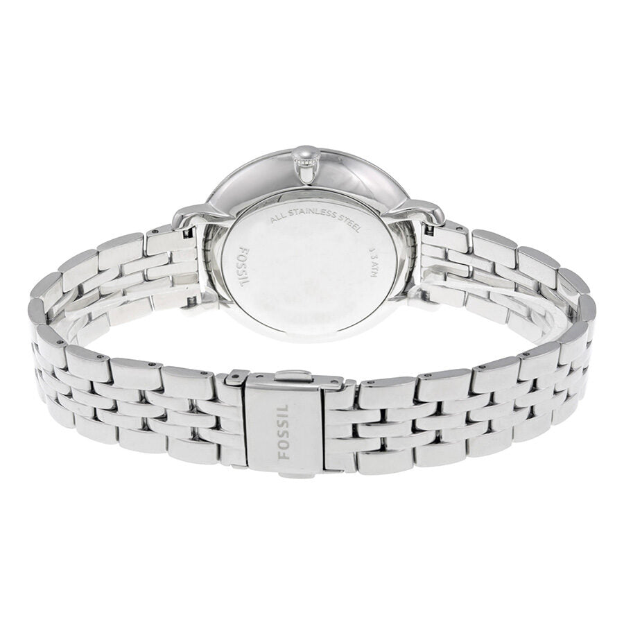 Fossil Jacqueline White Dial Silver Steel Strap Watch for Women - ES3433 Buy Now By Fossil