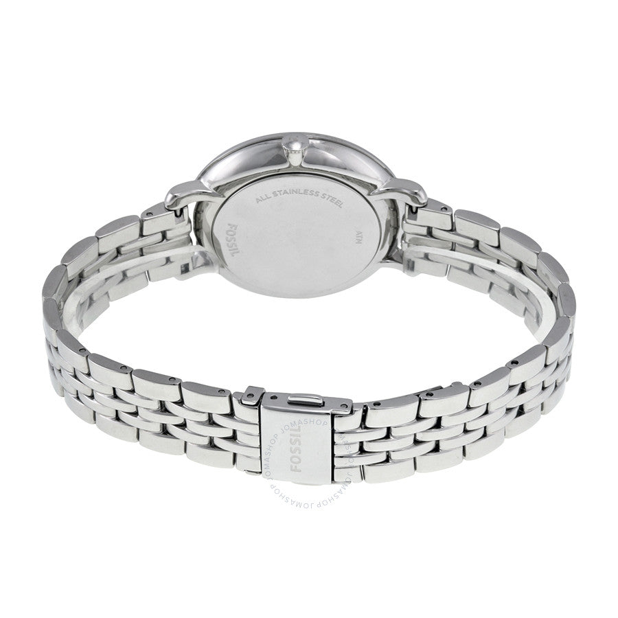 Fossil Jacqueline White Dial Silver Steel Strap Watch for Women - ES3545 Buy Now By Fossil