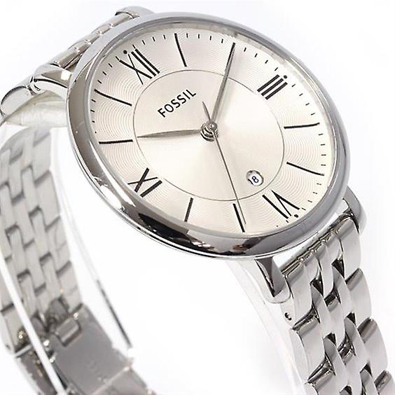 Fossil Jacqueline White Dial Silver Steel Strap Watch for Women - ES3433 Buy Now By Fossil