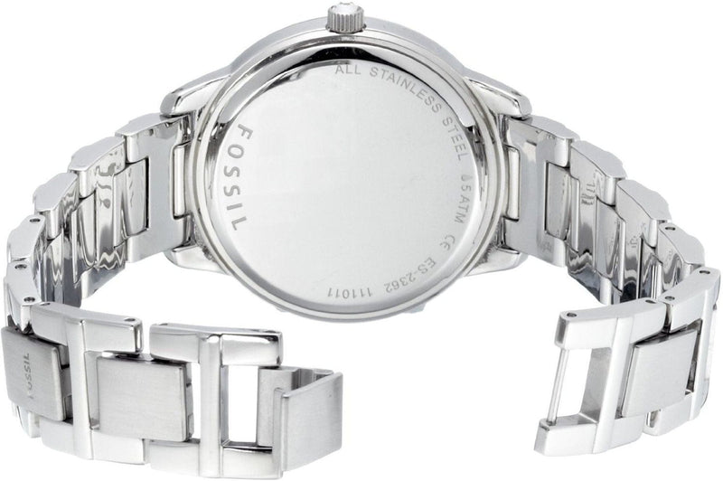 Fossil Jesse White Dial Silver Steel Strap Watch for Women - ES2362 Buy Now By Fossil