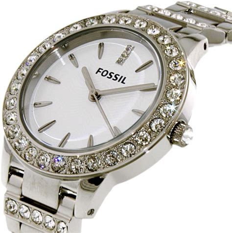 Fossil Jesse White Dial Silver Steel Strap Watch for Women - ES2362 Buy Now By Fossil