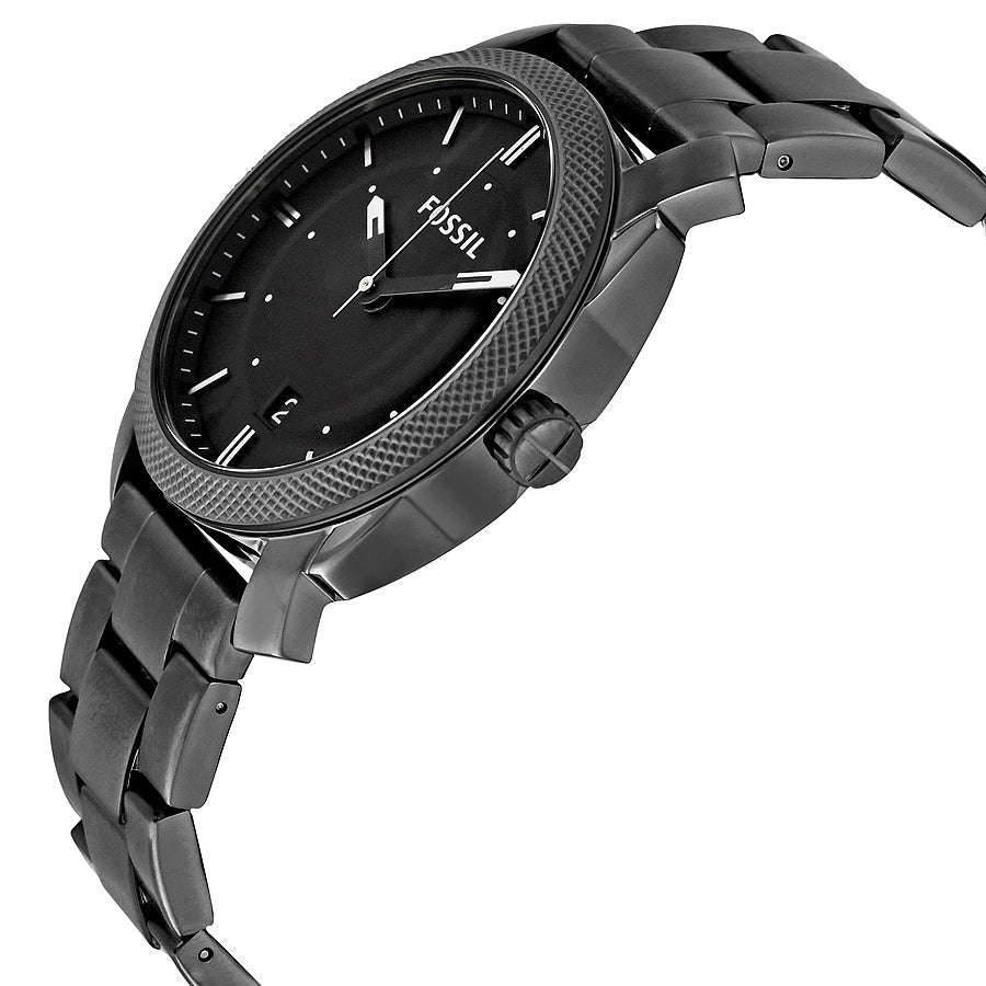 Fossil Machine Chronograph Black Dial Grey Steel Strap Watch for Men - FS4774 Buy Now By Fossil