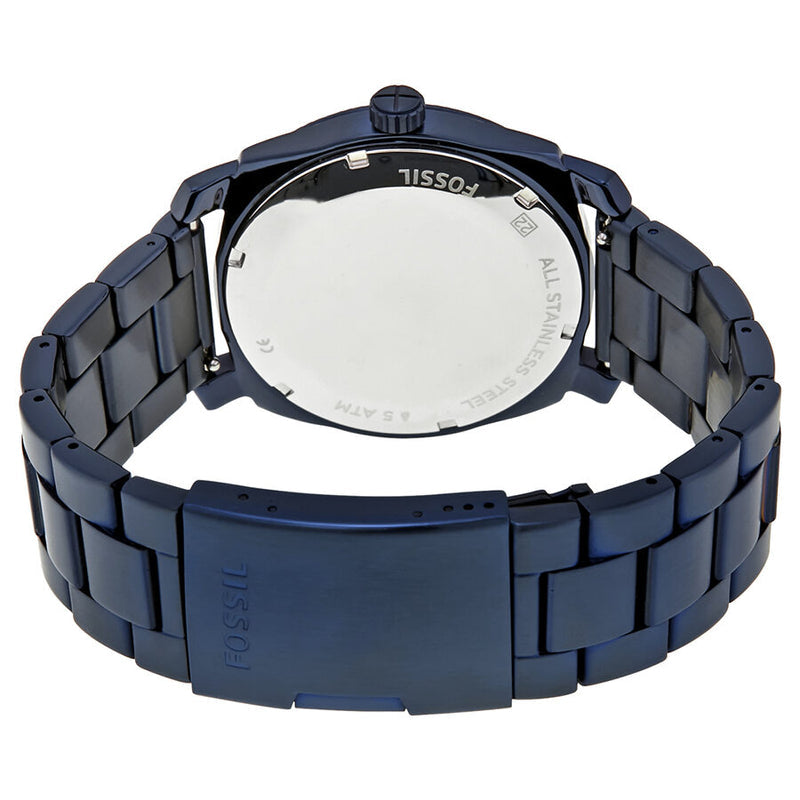 Fossil Machine Blue Dial Blue Steel Strap Watch for Men - FS5231 Buy Now By Fossil