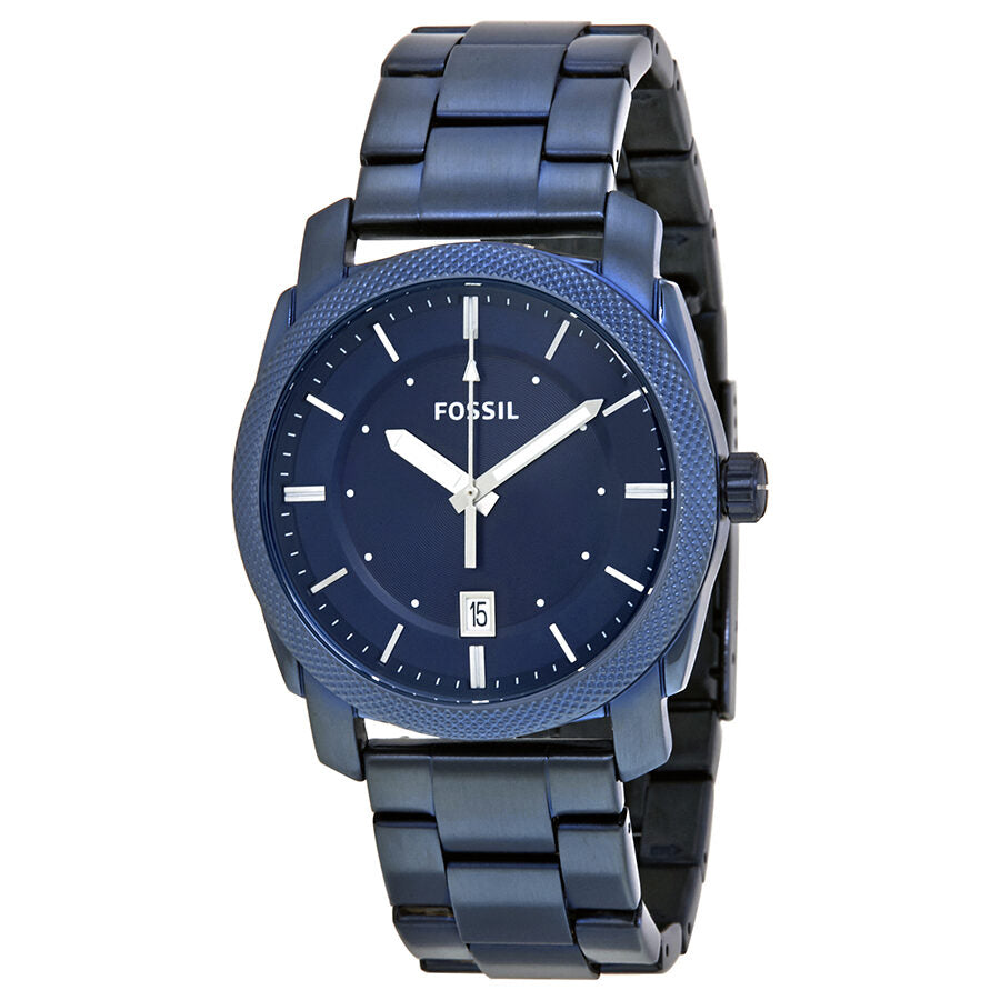 Fossil Machine Blue Dial Blue Steel Strap Watch for Men - FS5231 Buy Now By Fossil