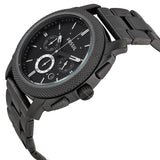 Fossil Machine Chronograph Black Dial Grey Steel Strap Watch for Men - FS4662 Buy Now By Fossil