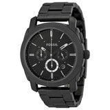 Fossil Machine Chronograph Black Dial Grey Steel Strap Watch for Men - FS4662 Buy Now By Fossil