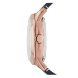 Fossil Grant Twist Multifunction Blue Dial Blue Leather Strap Watch for Men - ME1162 Buy Now By Fossil