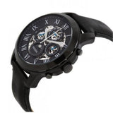 Fossil Grant Automatic Black Dial Black Leather Strap Watch for Men - ME3028 Buy Now By Fossil