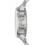Fossil Boyfriend Automatic Skeleton Silver Dial Silver Steel Strap Watch for Women - ME3067 Buy Now By Fossil