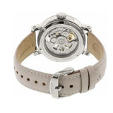 Fossil Boyfriend Automatic Skeleton Silver Dial White Leather Strap Watch for Women - ME3069 Buy Now By Fossil