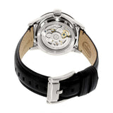 Fossil Townsman Automatic Skeleton White Dial Black Leather Strap Watch for Men - ME3085 Buy Now By Fossil