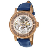 Fossil Original Boyfriend Skeleton White Dial Blue Leather Strap Watch for Women - ME3086 Buy Now By Fossil