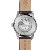 Fossil Pilot 54 Automatic Cream Dial Brown Leather Strap Watch for Men - ME3119 Buy Now By Fossil