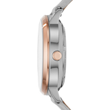 Fossil Vintage Muse Automatic Skeleton White Dial Grey Leather Strap Watch for Women - ME3131 Buy Now By Fossil